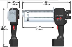 750 x 75ml 7000 Series Cordless Two Component Cartridge Dispenser, 20V
